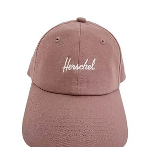 Herschel Supply Company Classic Script Baseball Cap in Dusty Rose